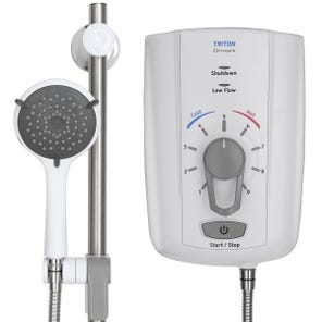 Omnicare Design Thermostatic Shower With Grab Riser Rail Kit
