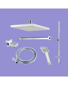 Dual Outlet Mixer Shower Combination Pack 4 - Square Edge