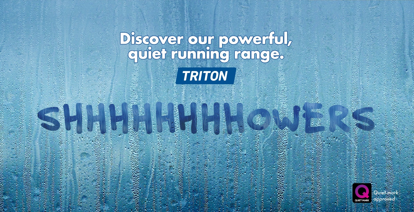Introducing the Triton Quiet Running Pumped Shower Range